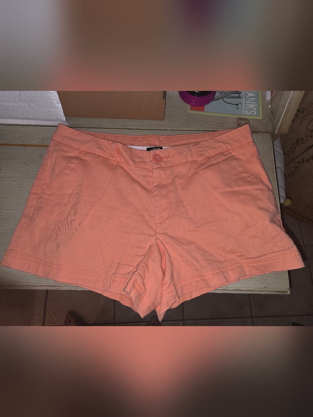Talbots & BCH Khaki & Coral Women's Shorts